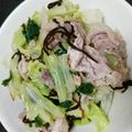 ✴秋茜✴'s cooksnap of when they made 茹でて和えるだけ！簡単塩昆布豚キャベツ☆.