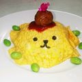 北chan's cooksnap of when they made 簡単☆ポムポムプリンカフェ風オムライス☆.