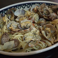 あおmama☆'s cooksnap of when they made あさりとキャベツの和風パスタ.