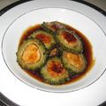 みゆ☆りん's cooksnap of when they made ゴーヤのつくね詰め焼き.