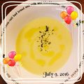 kiriken120's cooksnap of when they made 黄色パプリカの冷製スープ.