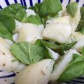 けーーーーーーーーい's cooksnap of when they made フレッシュバジルのあっさりポテサラ.