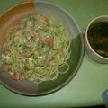 makeko's cooksnap of when they made バジルソースと角切り具材の冷製パスタ.
