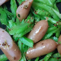 ふぁんたにゃん's cooksnap of when they made セロリとソーセージのマヨマスタード炒め.