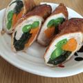 ちま46's cooksnap of when they made 妊娠、授乳に！昆布と野菜の豚肉巻き.