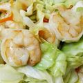 younan's cooksnap of when they made ✿海老の中華風塩炒め✿.