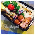ＢＵＴＴＯＮ3's cooksnap of when they made お弁当にピンクのミートボールサンド.