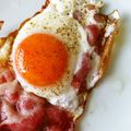 horseland's cooksnap of when they made 食べやすい&黄味が真ん中！ベーコンエッグ.