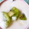 horseland's cooksnap of when they made ヨーグルトにはキウイ♪.