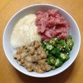 赤蜻蛉's cooksnap of when they made 暑い夏を乗り切ろう！スタミナねばねば丼.
