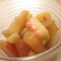 papikun's cooksnap of when they made スイカの皮でポリポリ即席お漬物.