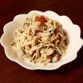 次女シェフ！'s cooksnap of when they made きのこたっぷり梅と大葉のポン酢和え.