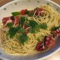 鈴＊花's cooksnap of when they made たことトマトと青じその冷製パスタ.