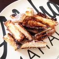 とむゴーゴー's cooksnap of when they made 食パンでラスク風？揚げパン風？.