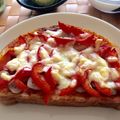 Susie845's cooksnap of when they made コチュジャンで大人味ピザトースト★.