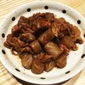 ことしの目標です。's cooksnap of when they made こんにゃくin肉味噌炒め♡.