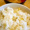 ガメラ13号's cooksnap of when they made ♡山形♡打ち豆ご飯.