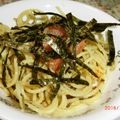 ニノにの's cooksnap of when they made 高菜と明太子のパスタ.