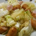 大森ヨーグルト's cooksnap of when they made ウインナーとキャベツ炒め.