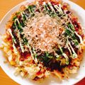 ＊りっぺ＊'s cooksnap of when they made もやしとキャベツの肉無ヘルシーお好み焼き.