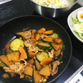 aiiiiiiiin's cooksnap of when they made *かぼちゃと豚肉の生姜炒め煮*.