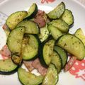 ✴︎みま✴︎'s cooksnap of when they made シンプル♪ズッキーニのベーコン炒め.