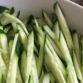 N___'s cooksnap of when they made ☆冷麺やサラダのきゅうりの切り方☆.