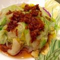 kazumiのLAキッチン's cooksnap of when they made レタスの湯引き☆おかか醤油だれ.
