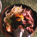 jac2's cooksnap of when they made スキレットdeアツアツ「ビビンバ」.
