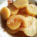 Jyohana's cooksnap of when they made レンジでホクホク♬さつまいもの檸檬煮.