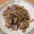 チョコちゃんみなと's cooksnap of when they made 豚ごぼうとこんにゃくのピリ辛炒め.