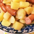 クックゥ！'s cooksnap of when they made ★簡単♪じゃが芋とｳｲﾝﾅｰの麺つゆ煮★.
