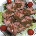 ゆまたろー☆'s cooksnap of when they made 手軽にフライパンで絶品ローストビーフ♡.