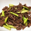 クックIKDMZ5☆'s cooksnap of when they made 牛肉とアスパラのオイスターソース炒め❤.