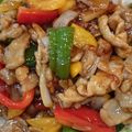 クーちゃんも2525's cooksnap of when they made 豚肉とカラフル野菜の黒酢炒め.