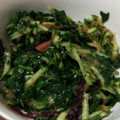 あゆたっくん's cooksnap of when they made ＊簡単美味＊モロヘイヤと胡瓜の梅和え.