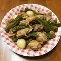 ピプチ's cooksnap of when they made 鶏もも肉とししとうの酢醤油煮.