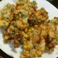 ✾MAI✾'s cooksnap of when they made 簡単♡とうもろこしとインゲンのかき揚げ.