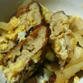 sheep125's cooksnap of when they made 厚揚げと玉ねぎの卵とじ！丼でもOK!.