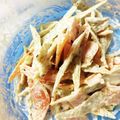 やまさきお's cooksnap of when they made きんぴらごぼうリメイク＊ごぼうマヨサラダ.