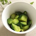うい太郎's cooksnap of when they made きゅうりの酢醤油漬け～ゴマ油風味～.