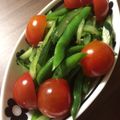 りんごっ。's cooksnap of when they made 簡単♪いんげんときゅうりのサッパリサラダ.