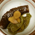 減塩パパ's cooksnap of when they made 茄子と丸ごと(！)ピーマンの煮びたし.