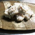とまとま１０'s cooksnap of when they made 鱧の湯引き✿辛子酢味噌で❤.