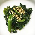 クックIKDMZ5☆'s cooksnap of when they made 簡単お店の味！ほうれん草の胡麻和え.