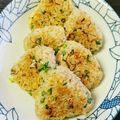 こまるのこ's cooksnap of when they made しらすたっぷり焼おにぎり.