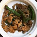 makmo5's cooksnap of when they made 豚肉とインゲンの味噌炒め.