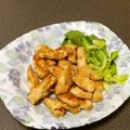 ☆こまっと☆'s cooksnap of when they made 鶏むね肉のヘルシー焼き唐揚げ.