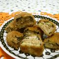 赤い電話's cooksnap of when they made なすのシーチキンはさみ揚げ.