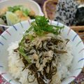もりあん農園's cooksnap of when they made 釜揚オキアミ（桜海老）・しらす・めかぶ丼.